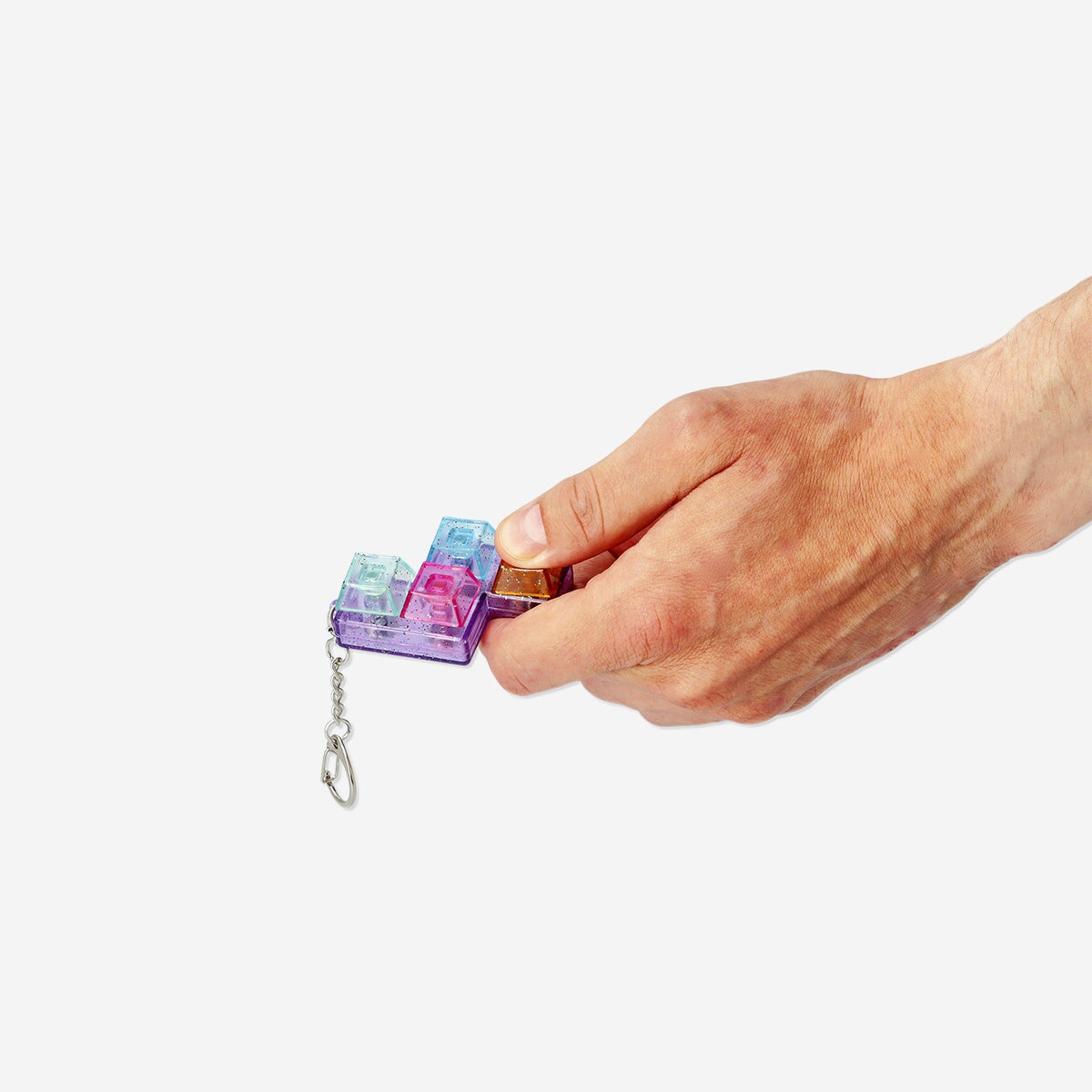 Glitter clicking toy key ring Gadget Flying Tiger Copenhagen 