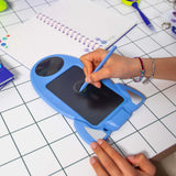 Flying Tiger Copenhagen magic drawing board gadget with a colorful screen and drawing surface, perfect for creative fun.