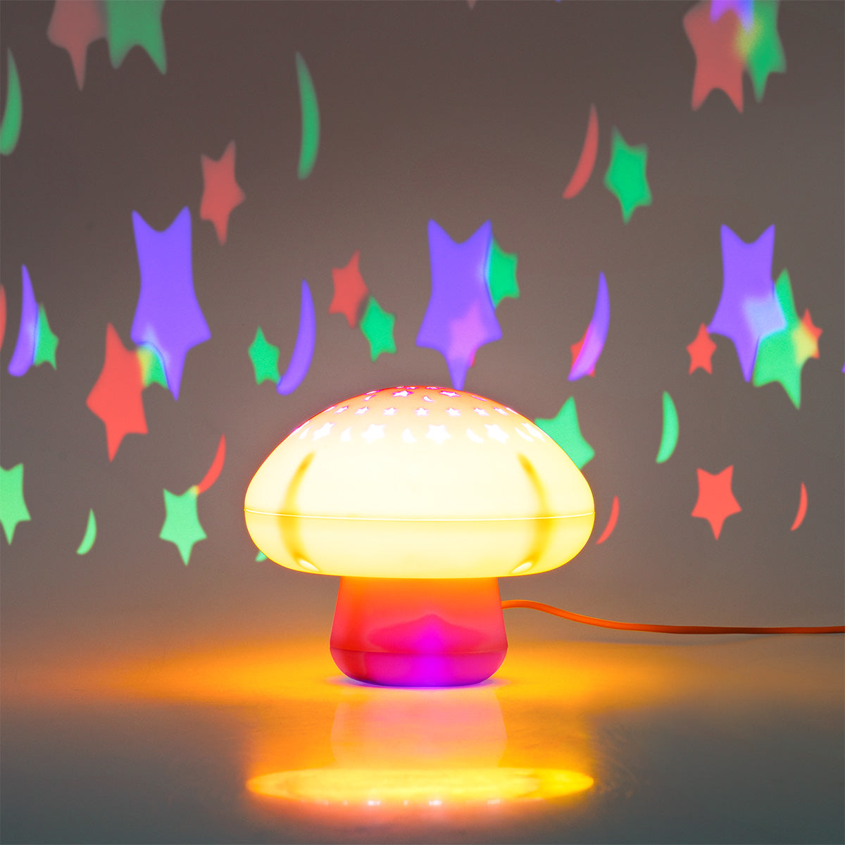 Magic mushroom cosy lamp projecter