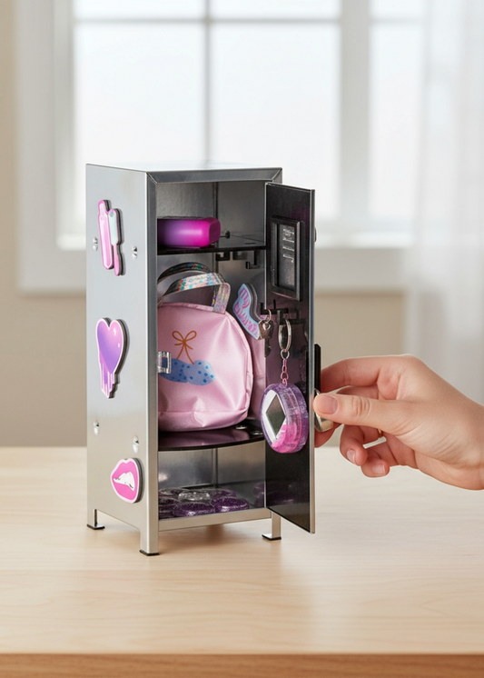 Metal locker with magnets - 27 cm