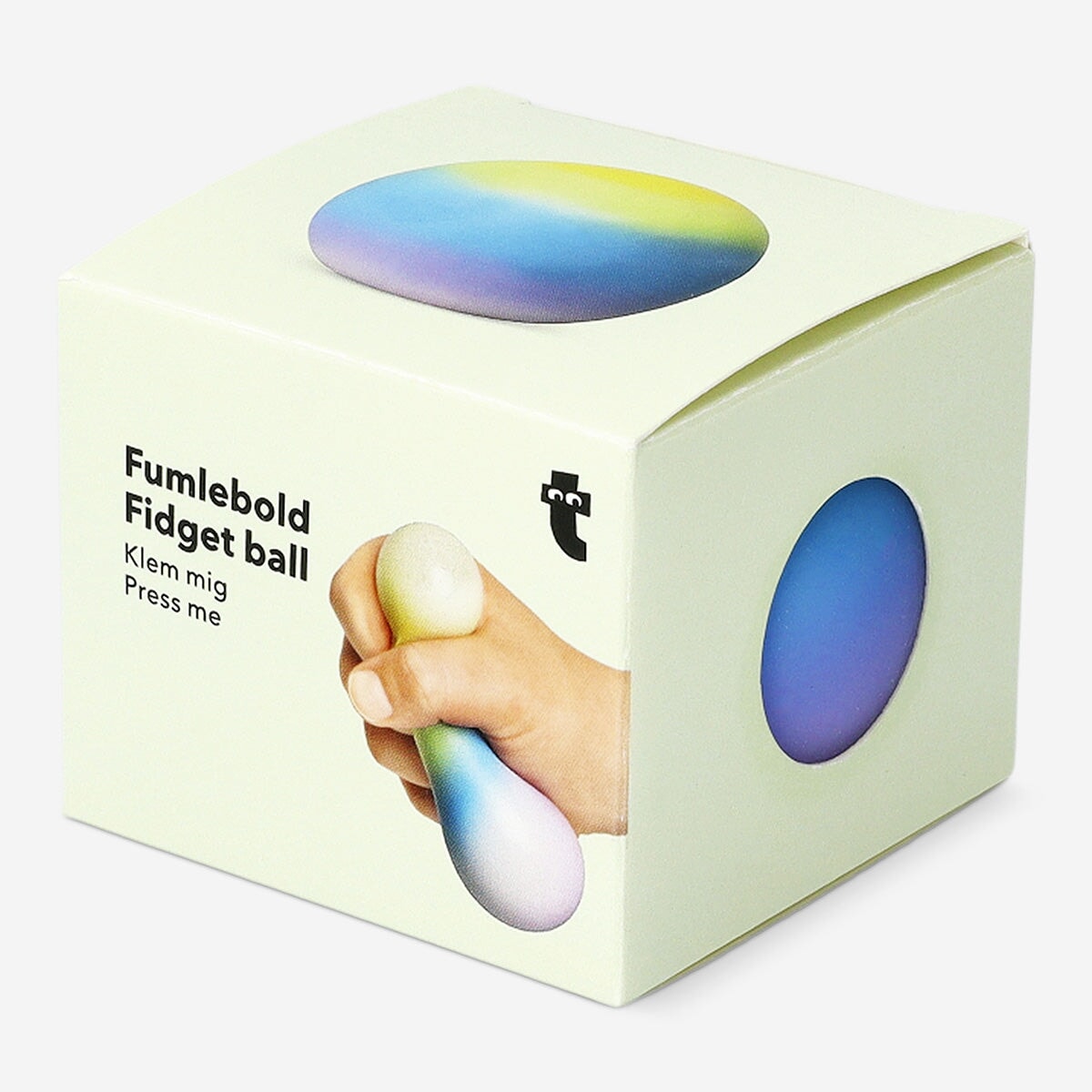 Multi-coloured fidget ball Gadget Flying Tiger Copenhagen 