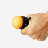 Black spider press me toy gadget from Flying Tiger Copenhagen, featuring a spooky spider design with a pressing mechanism.