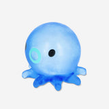 Blue octopus press me toy gadget from Flying Tiger Copenhagen, featuring soft, squeezeable octopus with detailed tentacles.