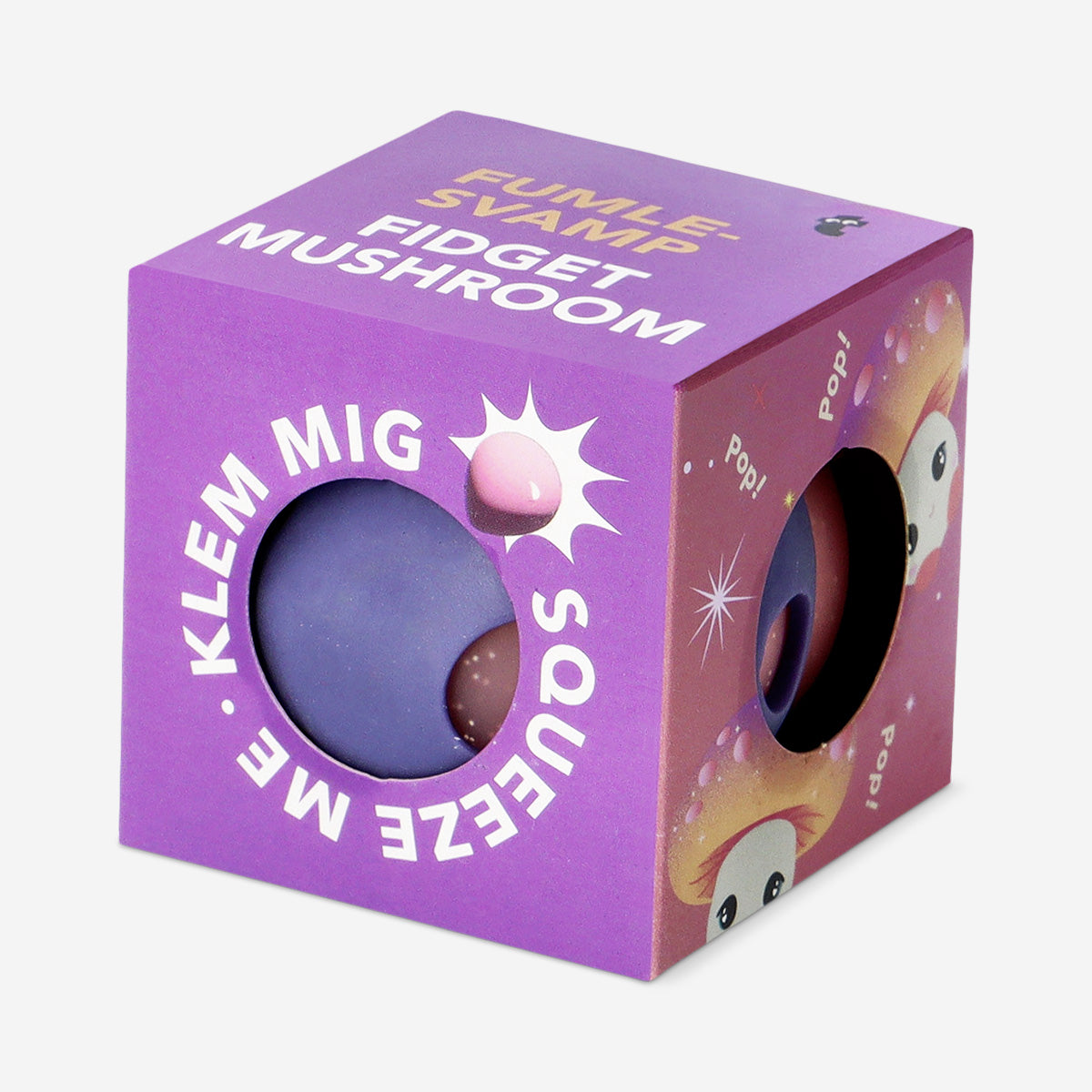 Press me toy - Pilz mit Augen