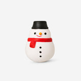 Flying Tiger Copenhagen press me toy snowman gadget with a cheerful snowman design, perfect for fun interaction and play.