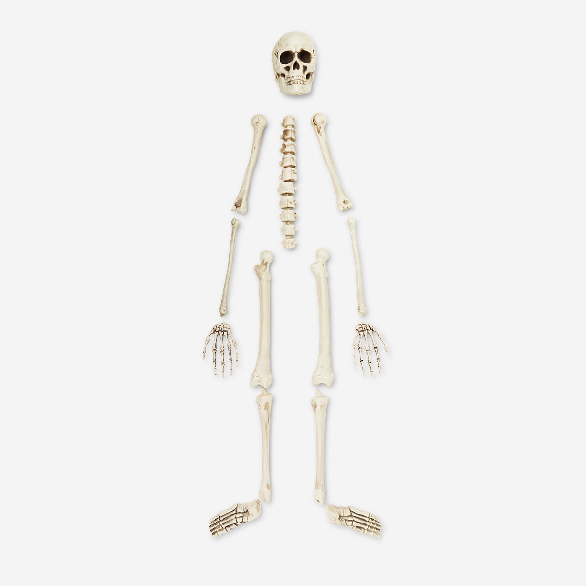 Flying Tiger Copenhagen skeleton set gadget featuring small plastic skeleton figures for decorative or playful use