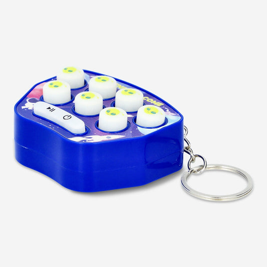 Space invader pocket game. With key ring