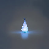 Swirling glitter Christmas tree - 12 cm