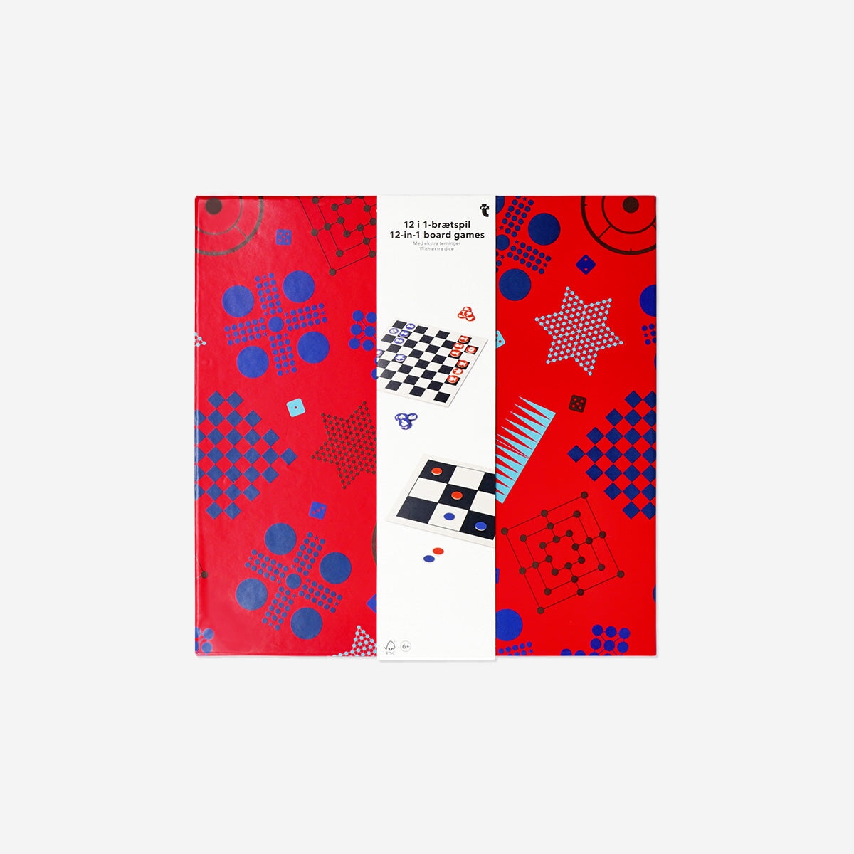 12-in-1 Board games with extra dice Game Flying Tiger Copenhagen 