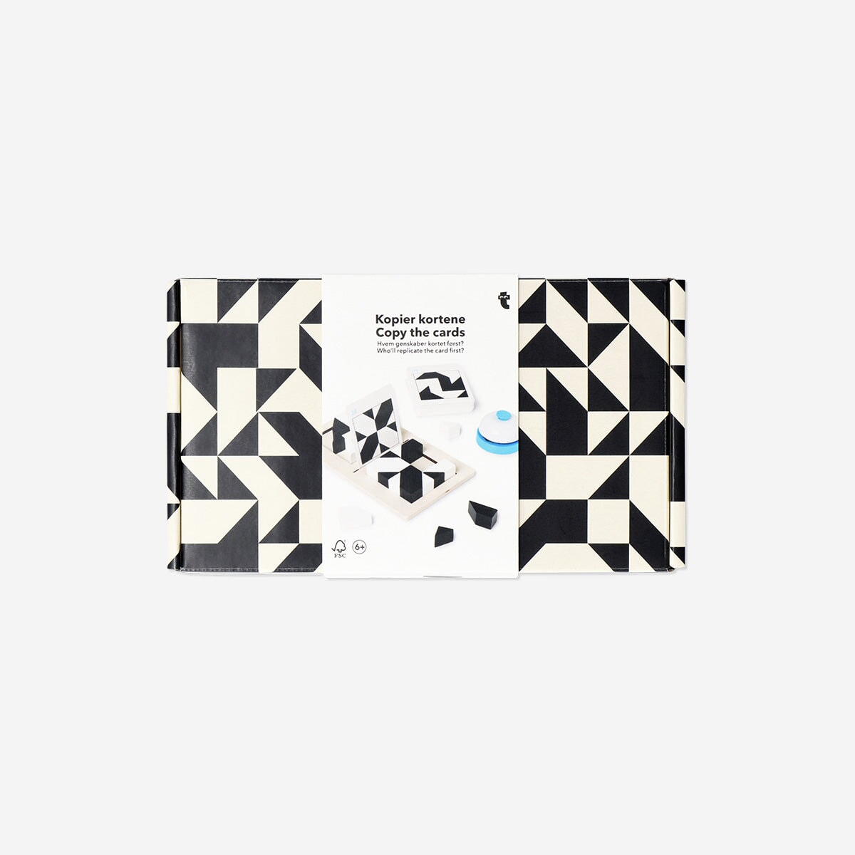 Flying Tiger Copenhagen Block Battle Game featuring wooden blocks and game pieces for fun strategic play.