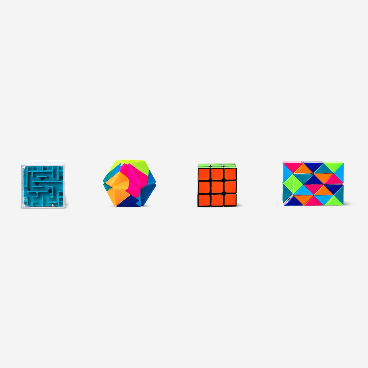 IQ Cubes Set – Colourful Brain-Teasing Puzzle Game for Kids