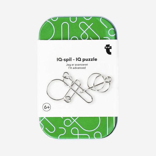 IQ puzzle in tin box - Advanced
