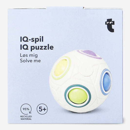 IQ puzzel regenboogbal