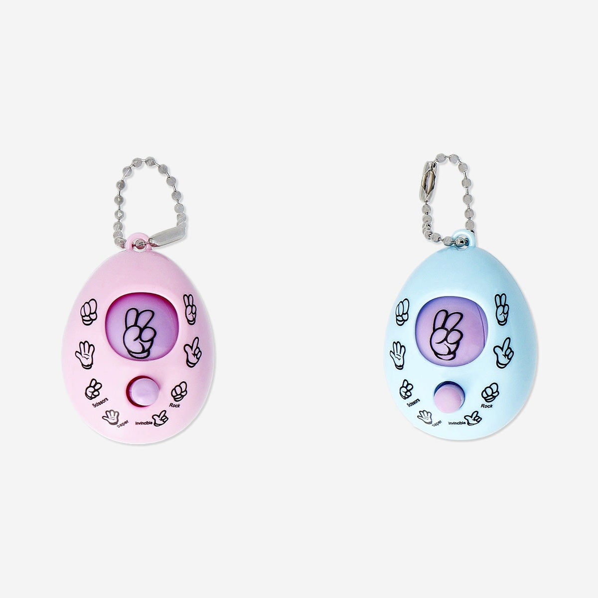 Key rings - Digital rock, paper, sicissors game – Flying Tiger Copenhagen