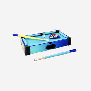 Medium Flying Tiger Copenhagen pool table game, 41 cm size, with detailed billiard table and cues for indoor play.