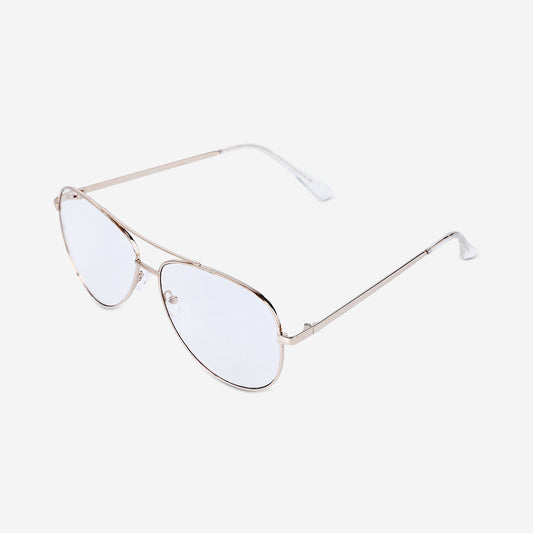 Blue light glasses with metal frame
