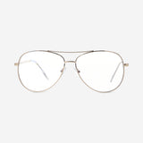 Blue light glasses with metal frame