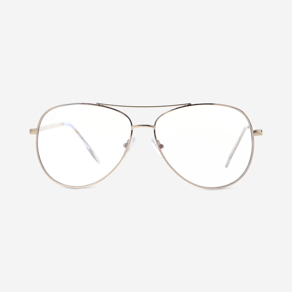 Blue light glasses with metal frame