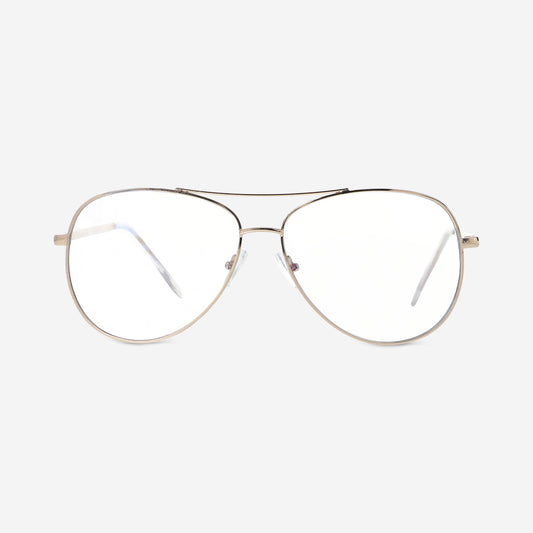Blue light glasses with metal frame
