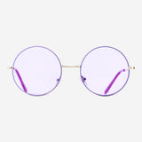 Round purple sunglasses Glasses Flying Tiger Copenhagen 