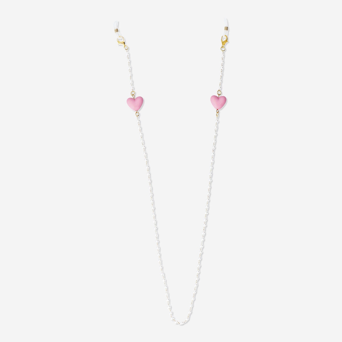 Elegant White Spectacle Strap with Acrylic Pearls | Eyewear Accessory ...