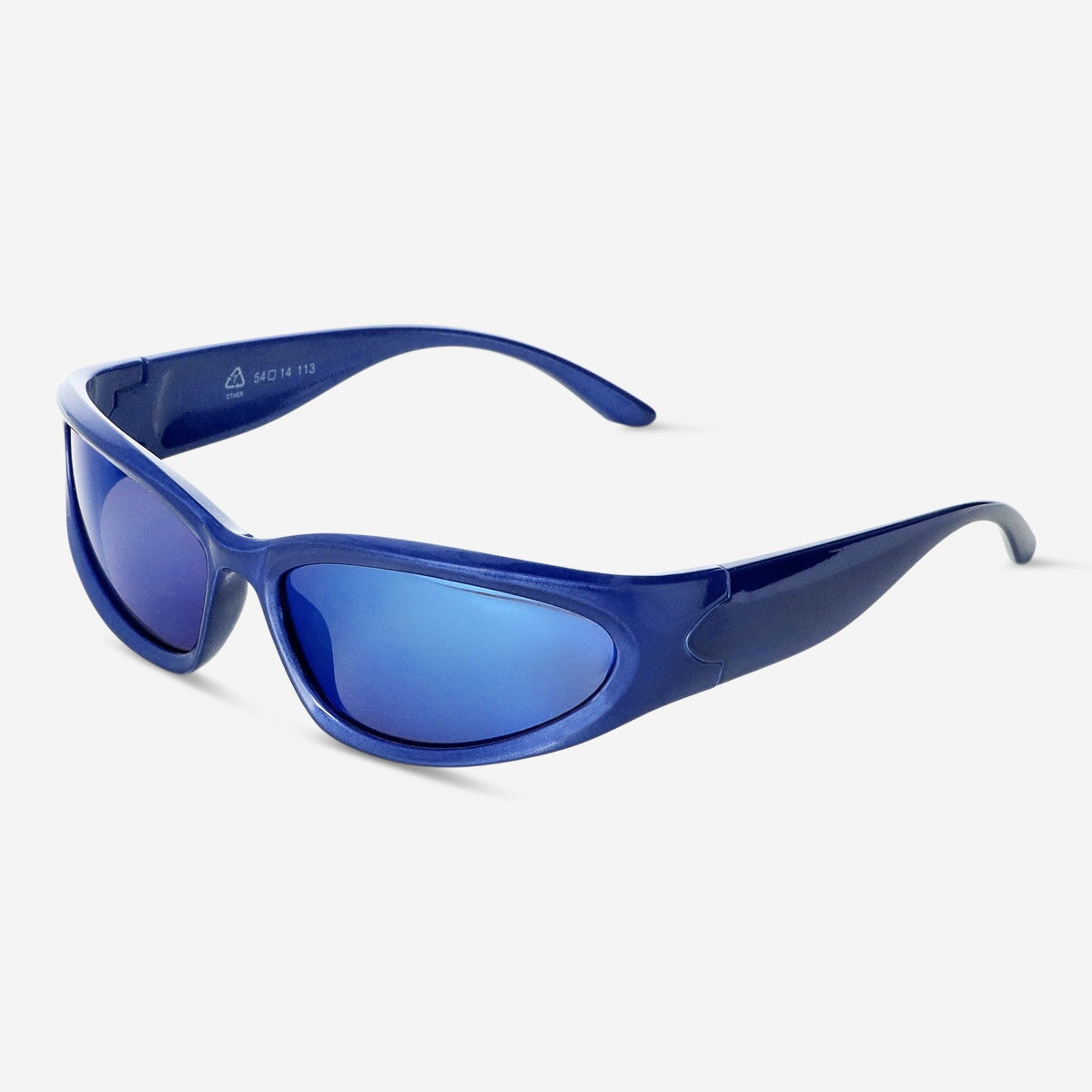 Child sunglasses from Flying Tiger Copenhagen with colorful plastic frames and tinted lenses for sun protection.