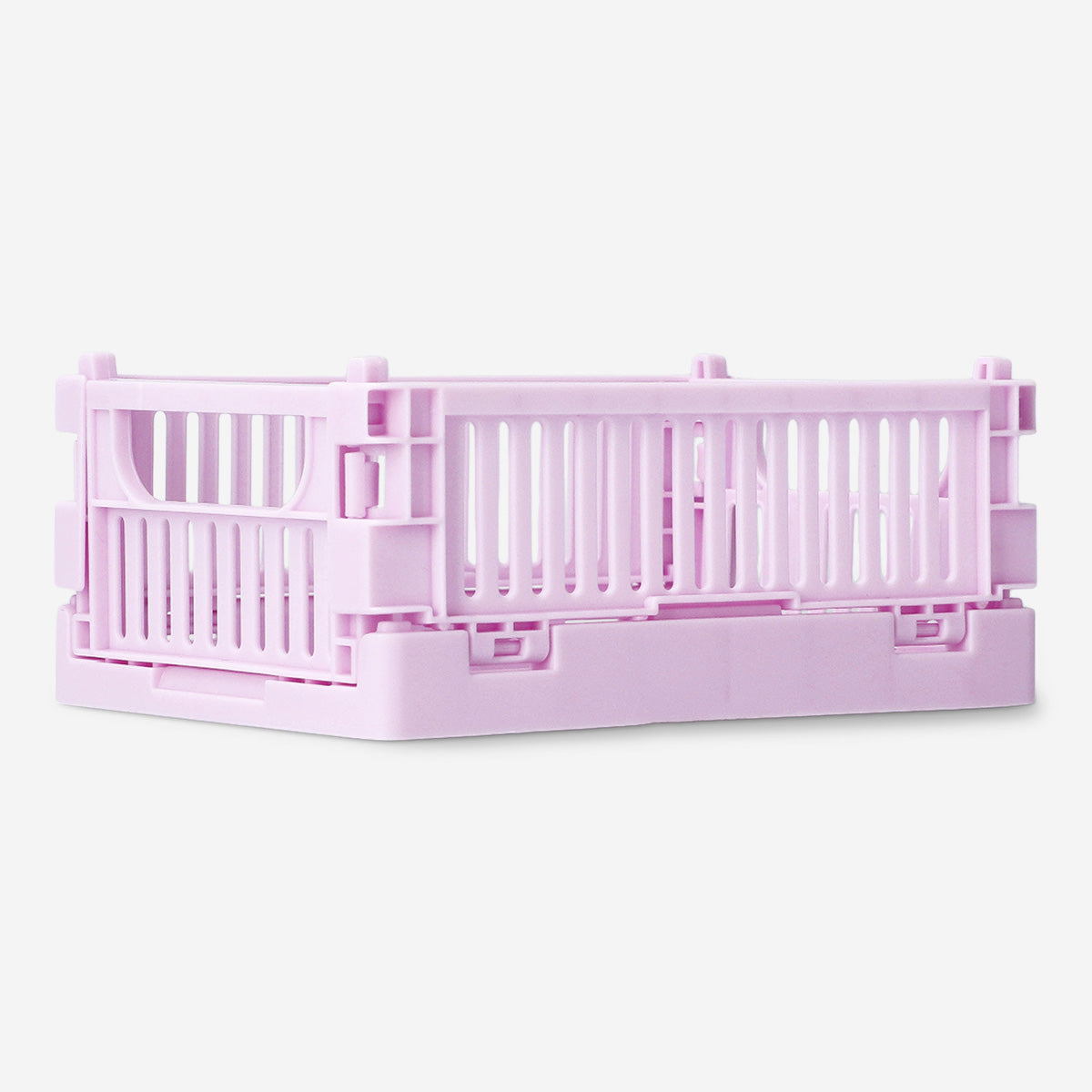 Pink collapsible storage box - 15 cm