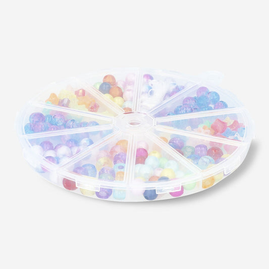 Perlesæt med snor - Galaxy mix