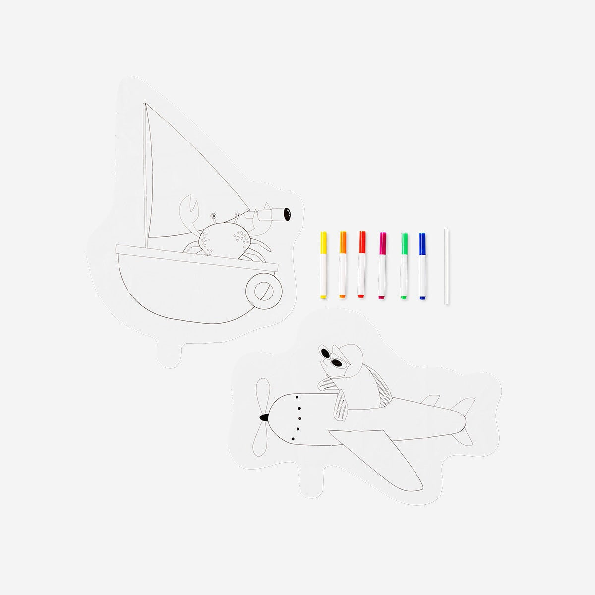 Colour-your-own inflatable animals Hobby Flying Tiger Copenhagen 