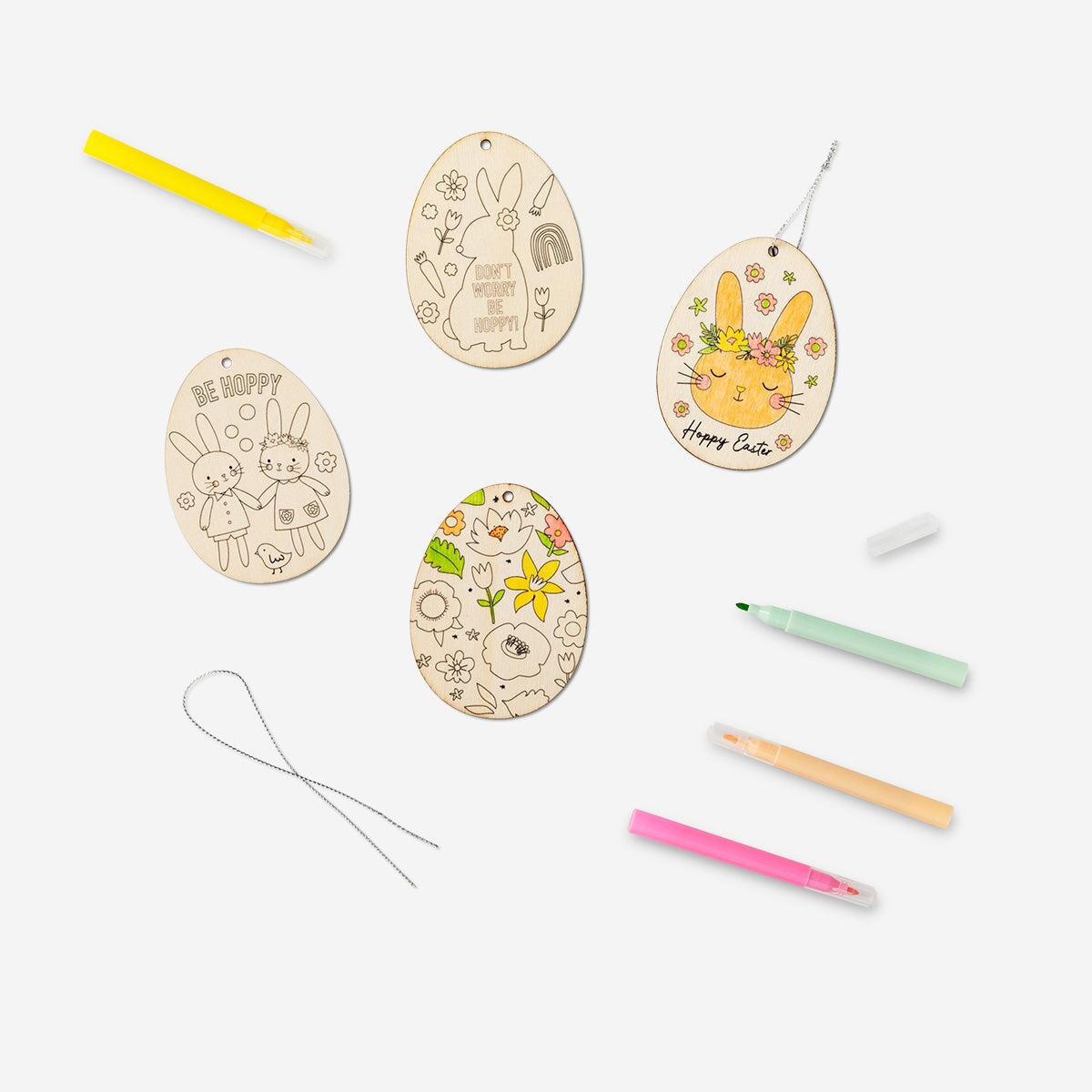 Colour-your-own ornaments Hobby Flying Tiger Copenhagen 