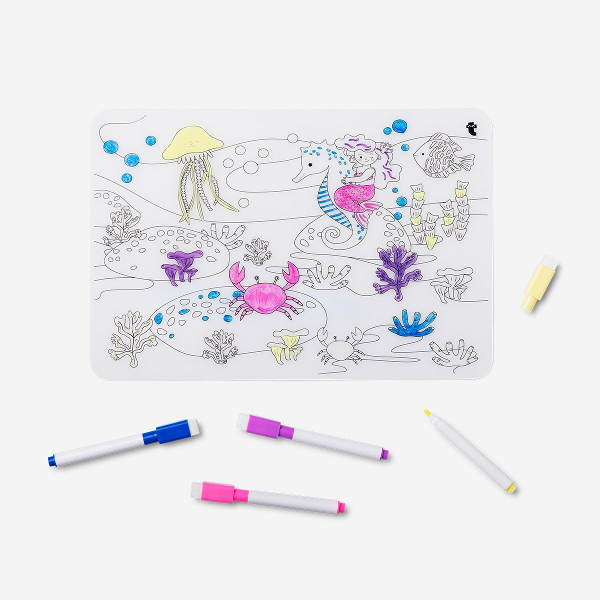 Colour-your-own placemat. With markers Hobby Flying Tiger Copenhagen 