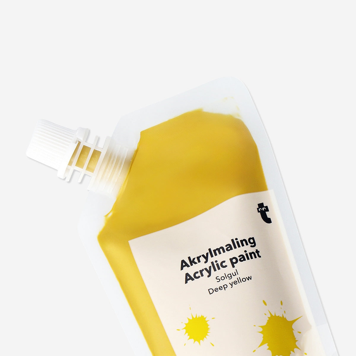 Deep yellow acrylic paint - 80 ml hobby Flying Tiger Copenhagen 