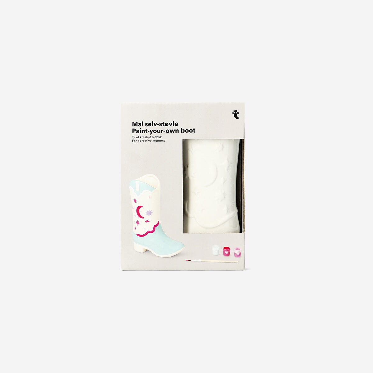 DIY ceramic cowboy boot Hobby Flying Tiger Copenhagen 