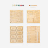 DIY count down for Christmas with paint