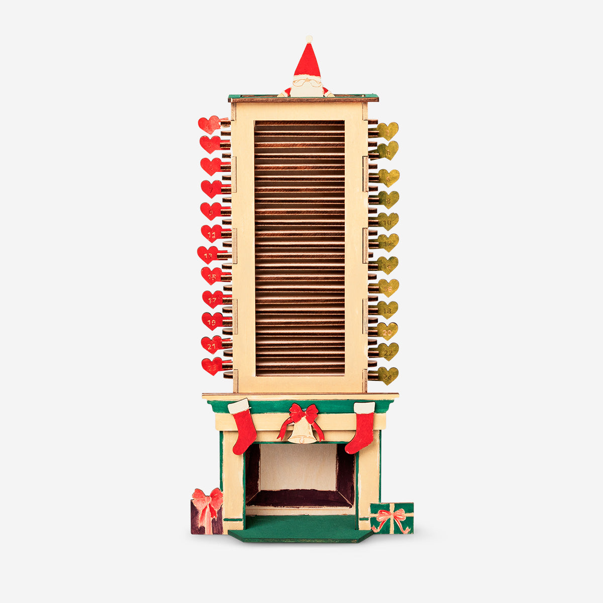 DIY count down for Christmas with paint