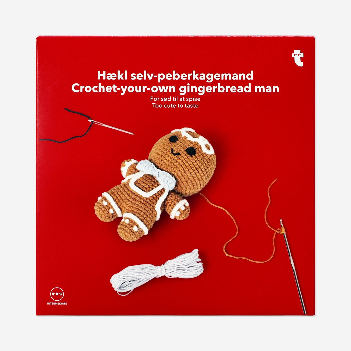 DIY crochet gingerbread man Hobby Flying Tiger Copenhagen 