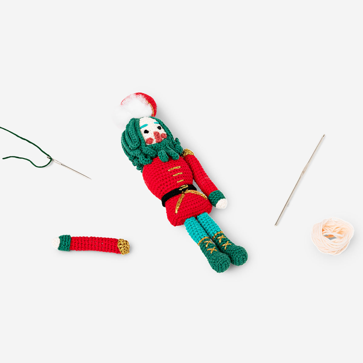 DIY crochet nutcracker - Flying Tiger Copenhagen