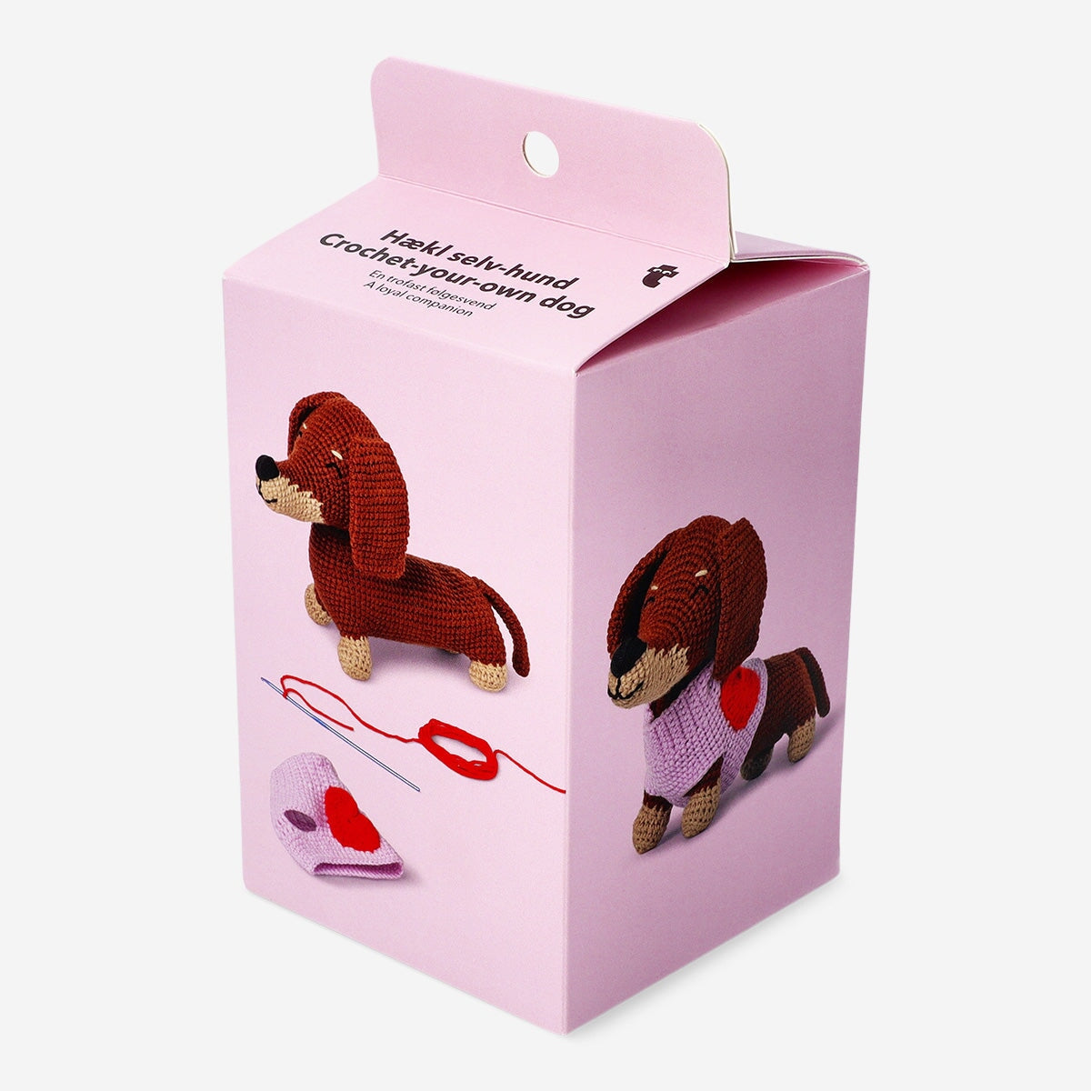 TOYMIS Corgi All'Uncinetto Positivo – Porta Conforto Con Messaggio Ispiratore, Decorazione Per Casa E Ufficio