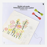 DIY embroidery pillow Hobby Flying Tiger Copenhagen 