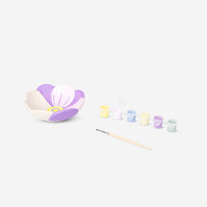 DIY flower bowl by Flying Tiger Copenhagen, 12 cm hobby craft container with colorful floral design visible in the image.