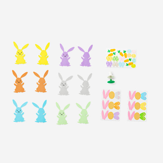 DIY jumping animals - 6 pcs