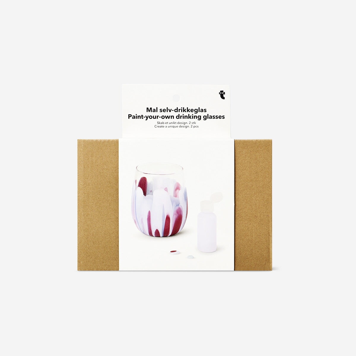 DIY marble drinking glass - 320 ml hobby Flying Tiger Copenhagen 