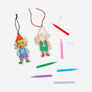 Two DIY ornament inserts from Flying Tiger Copenhagen, designed for personal photos, ideal for crafting and decorating.