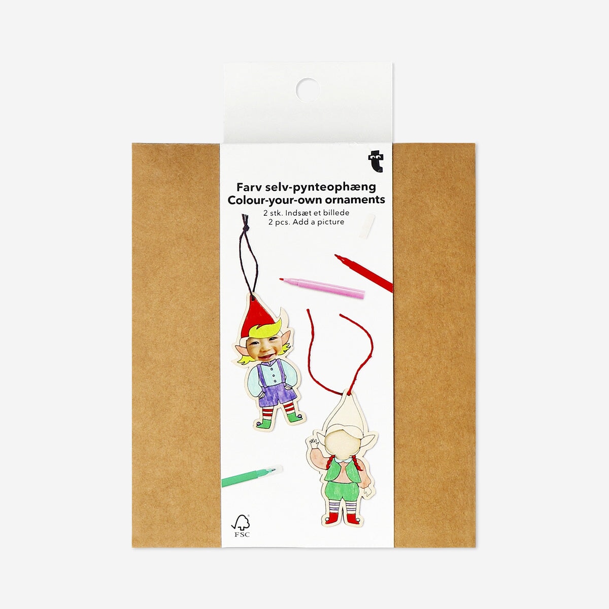 DIY ornaments insert your own pictures - 2 pcs Hobby Flying Tiger Copenhagen 