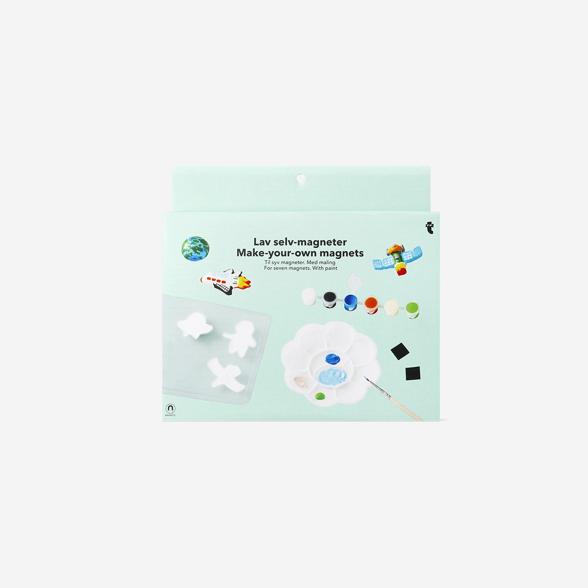 DIY space magnets with paint - 7 pcs Hobby Flying Tiger Copenhagen 