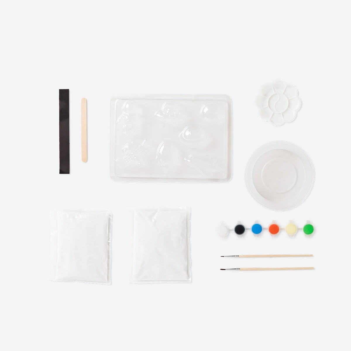 DIY space magnets with paint - 7 pcs Hobby Flying Tiger Copenhagen 