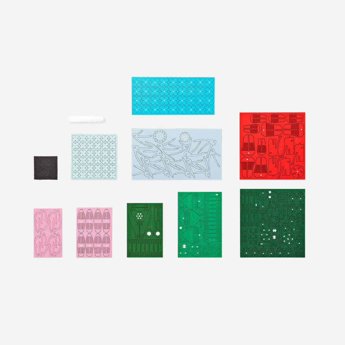 DIY wooden bouquet - 3 pcs