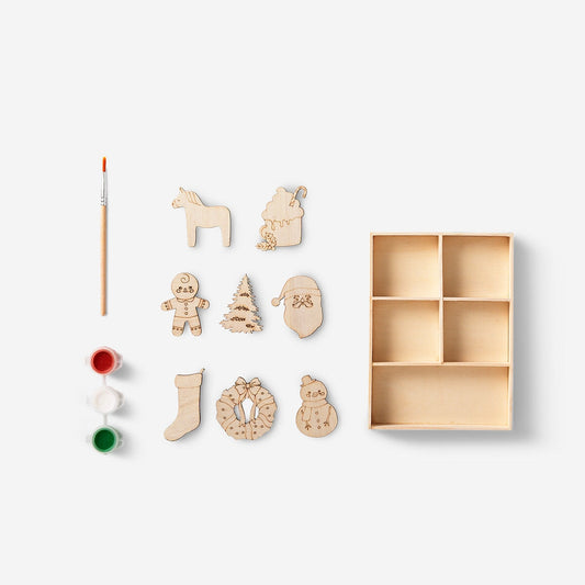 DIY puiset joulukoristeet