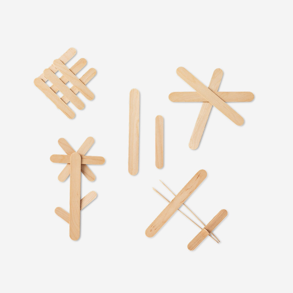 DIY wooden craft sticks - 50 pcs Hobby Flying Tiger Copenhagen 