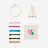 Kit de bordado de flores de primavera